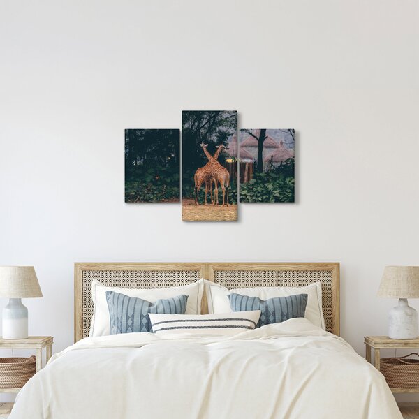 Tablou cu două girafe (90x60 cm)