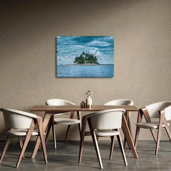 Tablou insula în mare (70x50 cm)