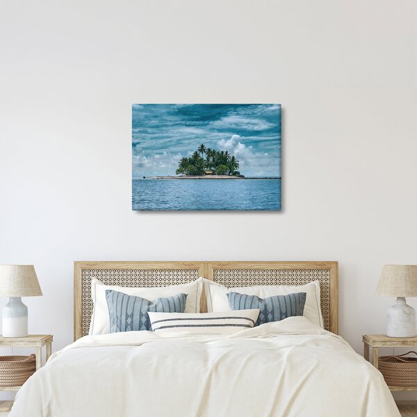 Tablou insula în mare (70x50 cm)