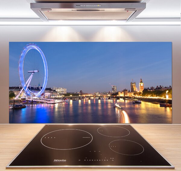 Panou sticlă decorativa bucătărie London Eye