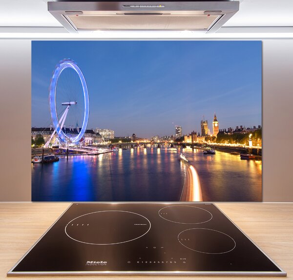 Panou sticlă decorativa bucătărie London Eye