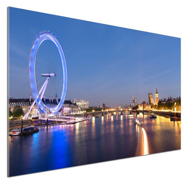 Panou sticlă decorativa bucătărie London Eye