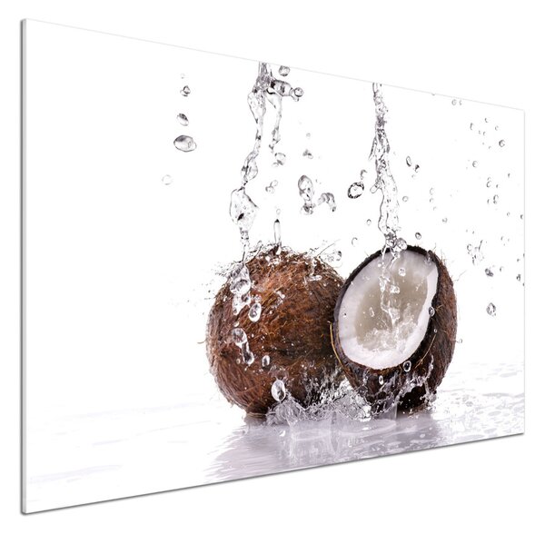 Panou sticlă bucătărie Și apă de nucă de cocos
