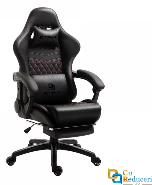 Scaun ergonomic premium de birou sau gaming, Blirowin®, suport