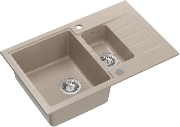 Quadron Peter chiuveta graniteq 78x50 cm bej HCQP57850BEZP