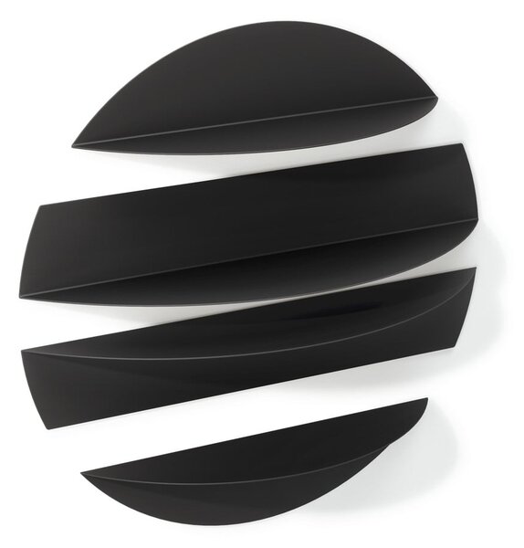 Rafturi negre 4 buc. din metal 76 cm Solis – Umbra