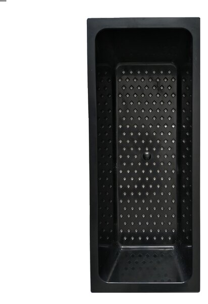 Pyramis Tetragon cuvă suspendată 40x40 cm negru 070229811D
