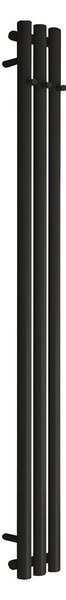 Oltens Stang calorifer de baie decorativ 150x15 cm negru mat 55019300