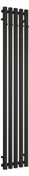 Oltens Stang calorifer de baie decorativ 150x26 cm negru mat 55021300
