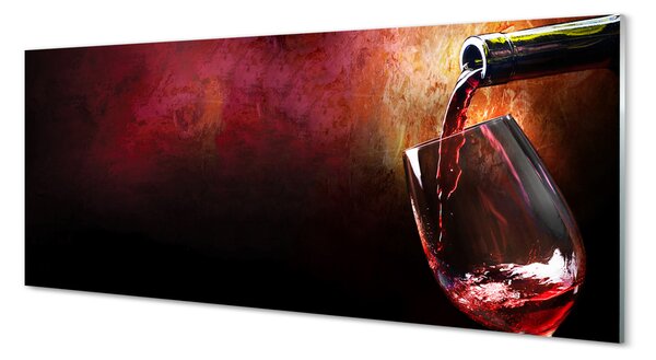 Panouri de sticlă vin rosu