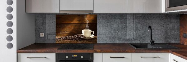 Panou sticla securizata bucatarie ceașcă de cafea