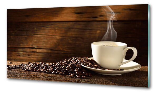 Panou sticla securizata bucatarie ceașcă de cafea
