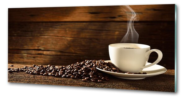 Panou sticla securizata bucatarie ceașcă de cafea