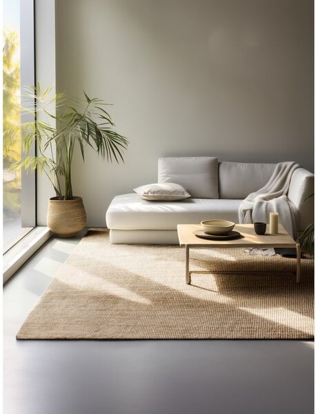 Covor în culoare naturală din iută 80x150 cm Bouclé – Hanse Home