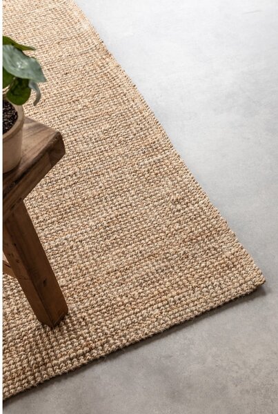 Covor în culoare naturală din iută 80x150 cm Bouclé – Hanse Home
