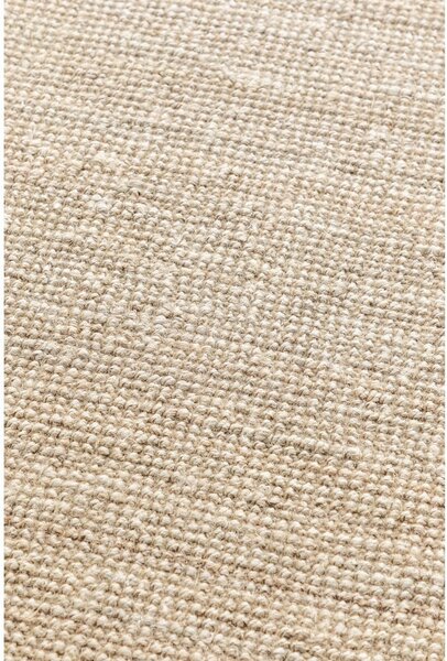 Covor tip traversă crem din iută 80x200 cm Bouclé – Hanse Home