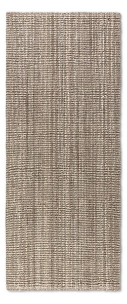 Covor tip traversă taupe din iută 80x200 cm Bouclé – Hanse Home