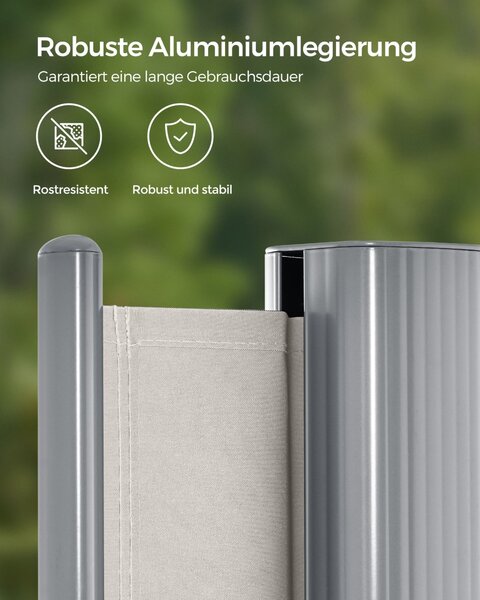 Copertina laterala Songmics Bej 180x300 cm