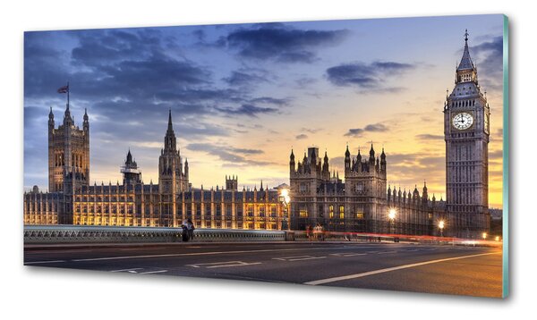 Sticlă printata bucătărie Big Ben Londra