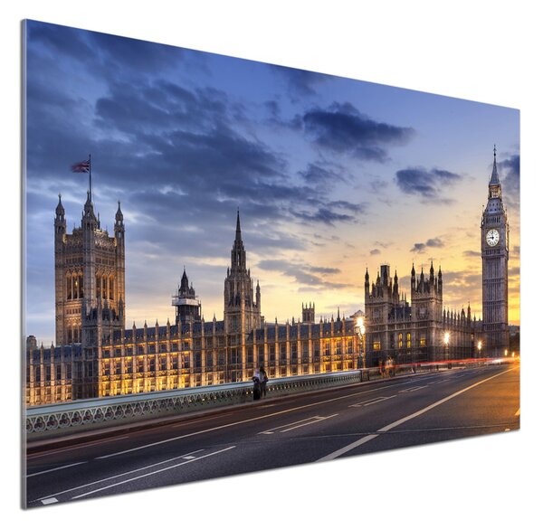 Sticlă printata bucătărie Big Ben Londra