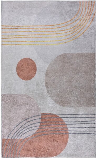 Covor portocaliu-crem lavabil 50x80 cm – Vitaus