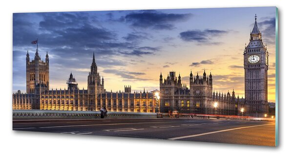 Sticlă printata bucătărie Big Ben Londra