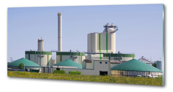 Panou sticlă decorativa bucătărie Instalația de biogaz