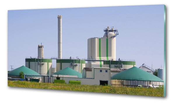 Panou sticlă decorativa bucătărie Instalația de biogaz