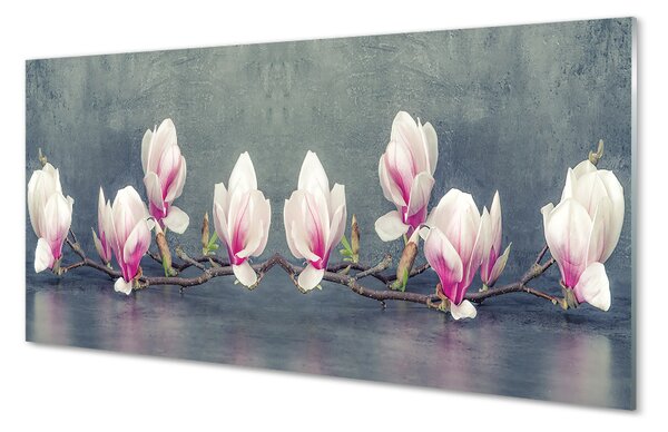Panouri de sticlă ramură de magnolie