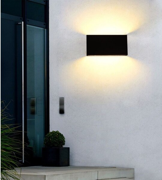 Aplică LED de exterior LED/12W/230V IP65 neagră Top Light