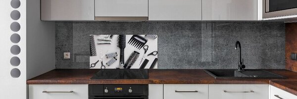 Panou de bucătărie Instrumente pentru coafori