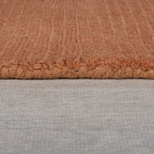 Covor cărămiziu din lână 120x170 cm – Flair Rugs