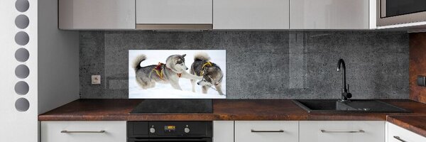 Sticlă pentru bucătărie iarna Husky
