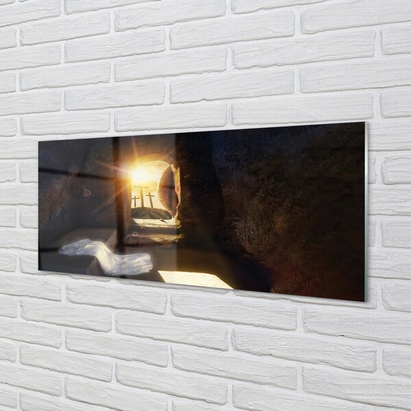 Panouri de sticlă Pestera traversează soarele
