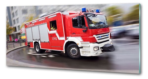 Panou sticla securizata bucatarie Mașină de pompieri