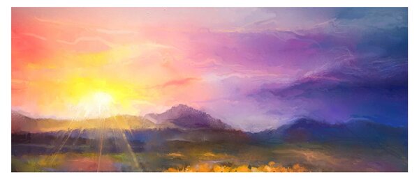 Tablou - Răsărit (120x50 cm)