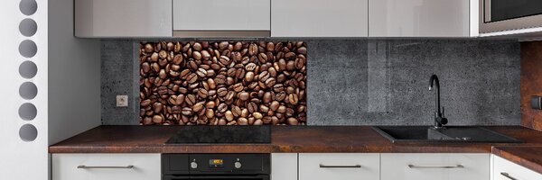Panou sticla securizata bucatarie Boabe de cafea