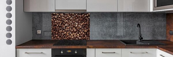 Panou sticla securizata bucatarie Boabe de cafea