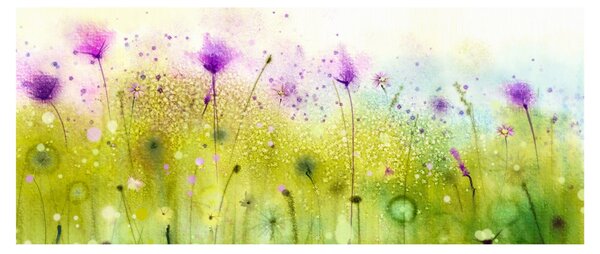 Tablou - Flori de luncă (120x50 cm)