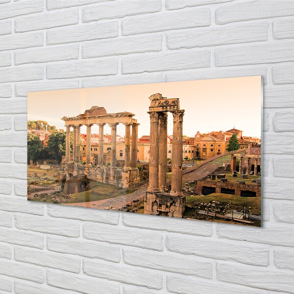 Panouri de sticlă Roma Forumul Roman Sunrise