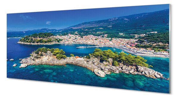 Panouri de sticlă oraș mare Grecia Panorama