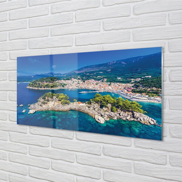 Panouri de sticlă oraș mare Grecia Panorama