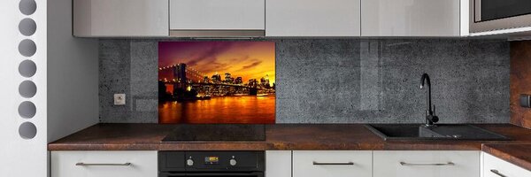 Panou perete bucătărie Podul Brooklyn