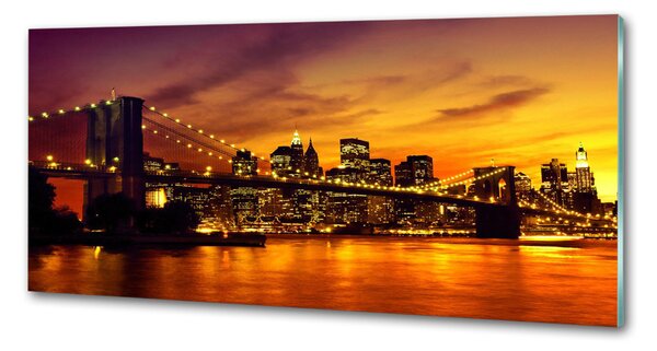 Panou perete bucătărie Podul Brooklyn