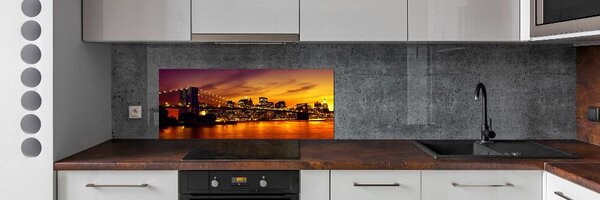 Panou perete bucătărie Podul Brooklyn