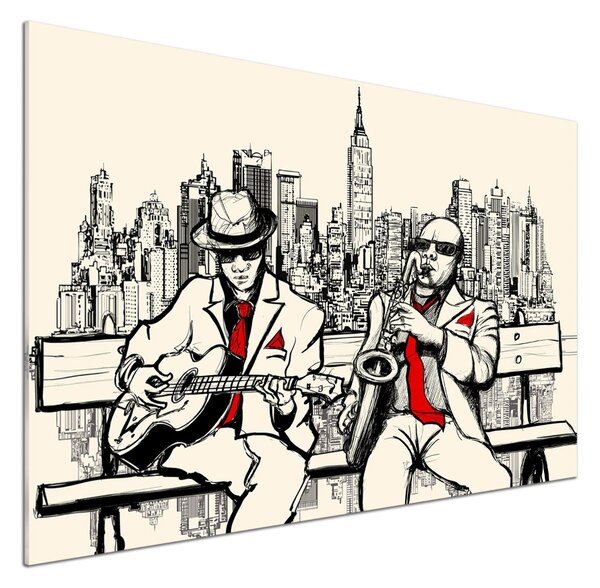 Panou de bucătărie New York Jazz