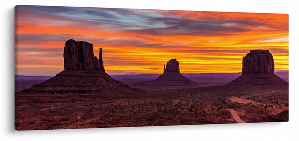 Tablou - Monumentul Valley în Arizona (120x50 cm)