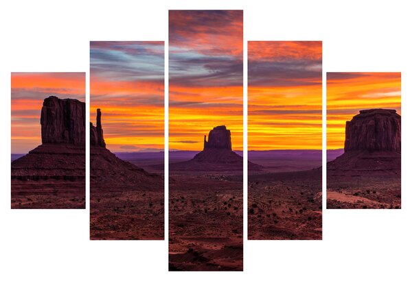 Tablou - Monumentul Valley în Arizona (150x105 cm)
