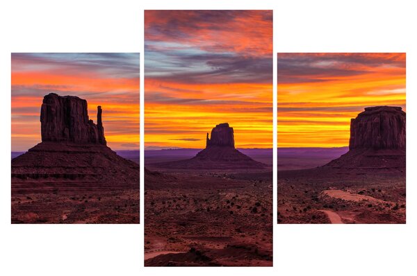Tablou - Monumentul Valley în Arizona (90x60 cm)