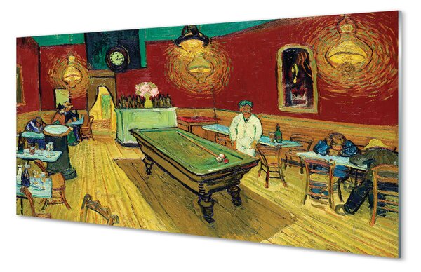 Panouri de sticlă Art Cafe noapte